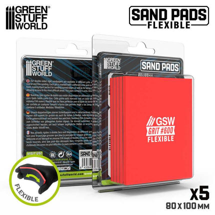 Flexible Sanding Pads 600 grit