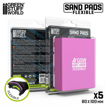 Flexible Sanding Pads 800 grit