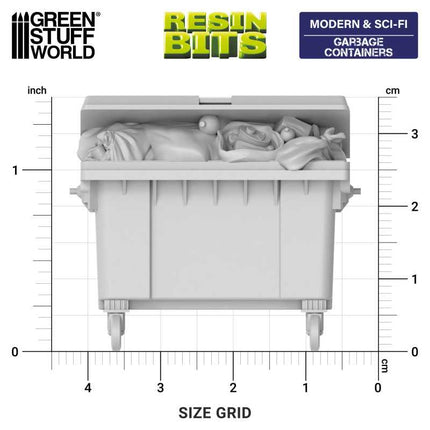 3D Printed Large Garbage containers