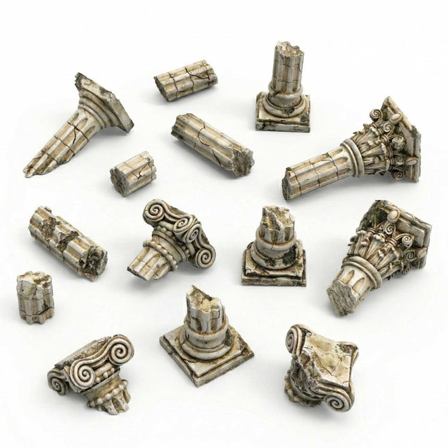 3D printed Greek Column Ruins 1:48-1:35