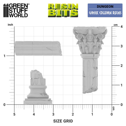3D printed Greek Column Ruins 1:48-1:35