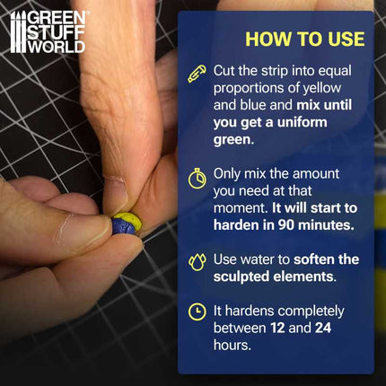 Green Stuff - kneed epoxy hars 30cm-12inch