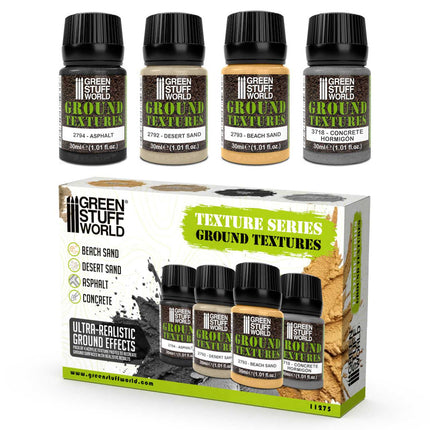 Ground textures set 30ml (4st)