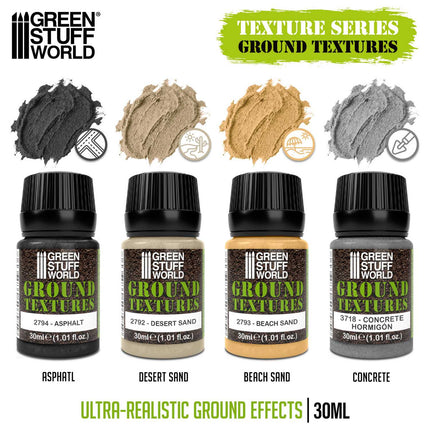 Ground textures set 30ml (4st)