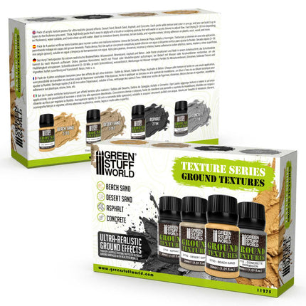 Ground textures set 30ml (4st)