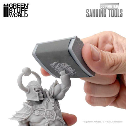 Hand sandpaper holder - Flat