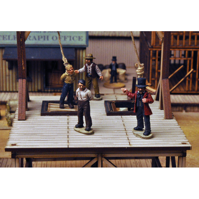 Dead Man's Hand Gallows Set (figurines)