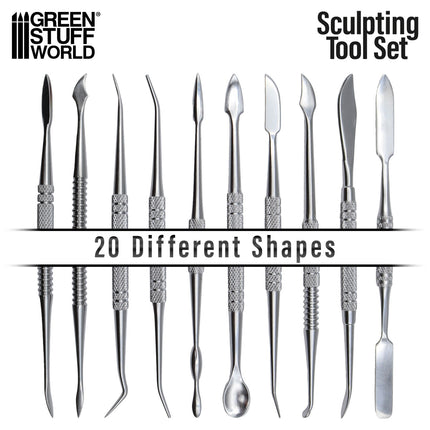 Sculpting Tools 10x (& 20 different shapes)