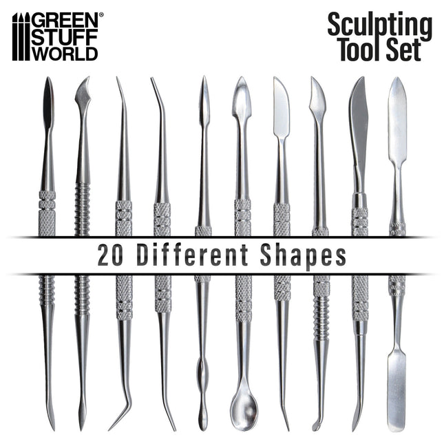 Sculpting Tools 10x (& 20 different shapes)