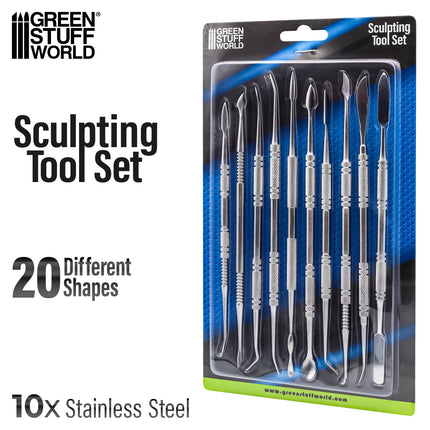 Sculpting Tools 10x (& 20 different shapes)