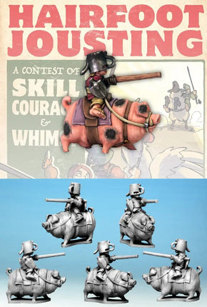 Hairfoot Jouster riding a Pig