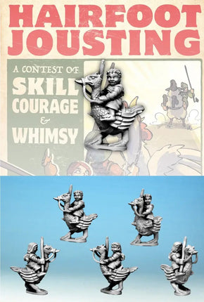 Hairfoot Jouster riding a Goose