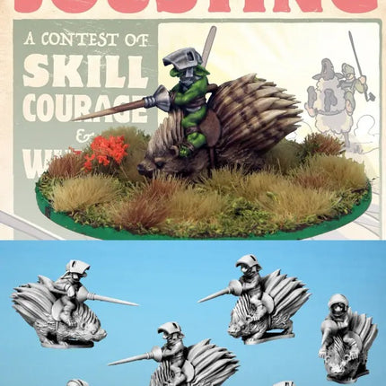 Wartnose Jouster riding a Porcupine
