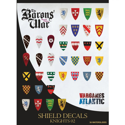 Barons War Shield Decals 02 - Knights