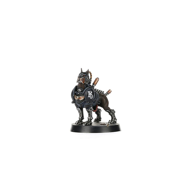 Imperium 40K Imperial Agents: Exaction Squad miniatuurset van Warhammer 40.000 met soldaten en uitrusting.