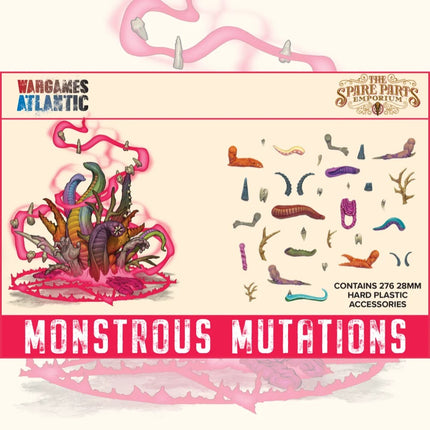Miniatuur van Wargames Atlantic Monstrous Mutations collectie, gedetailleerd en kleurrijk voor bordspellen en verzamelingen
