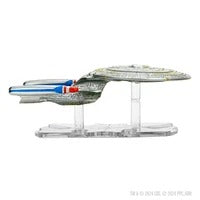 Uitbreidingsset voor Star Trek: Into the Unknown USS Enterprise D, gedetailleerd model van de iconische ruimteschip van Star Trek.