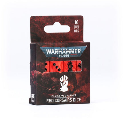 40K Red Corsairs Dice