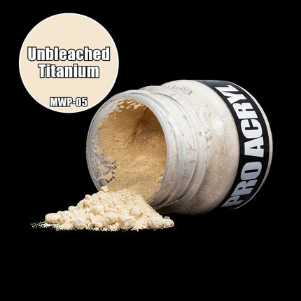 Pro Acryl verf met onbleached titanium weathering pigment, donkergeel voor artistieke en decoratieve toepassingen