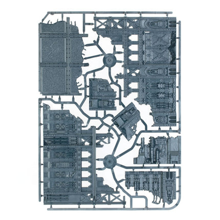 Warhammer 40.000 Combat Patrol: Battlezone terrein met gedetailleerde rotsen en strategische landscape voor tabletop gaming