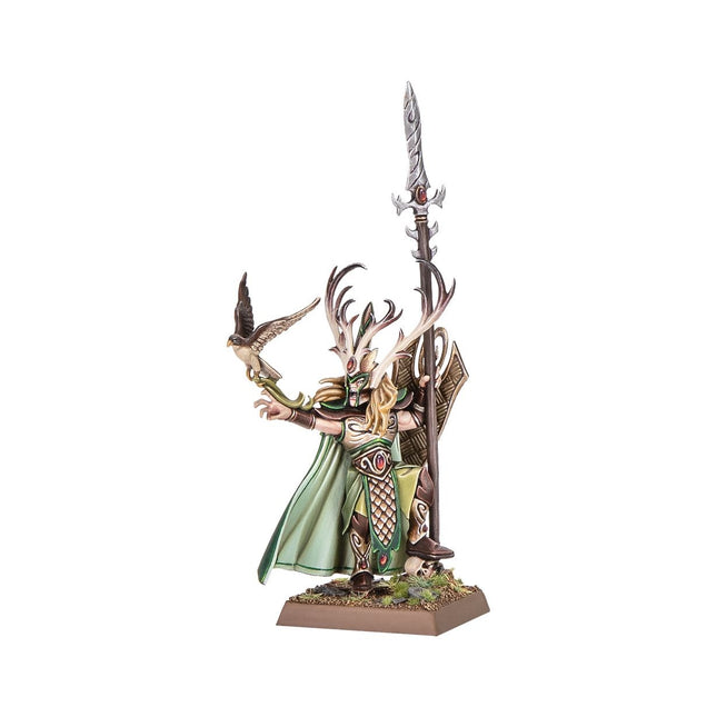 Houten elf strijdmacht van The Old World, bestaande uit gedetailleerde miniaturen voor bordspellen en verzamelingen.