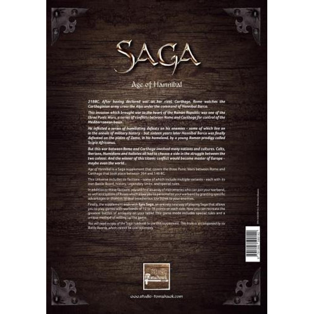 SAGA Supplement Age of Hannibal