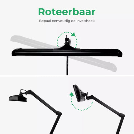 SBR Professional daglichtlamp Zwart