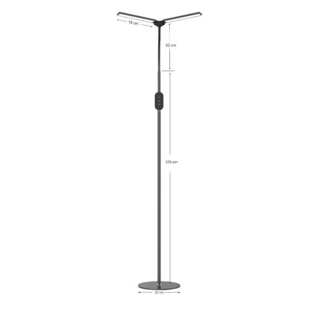 Glow Daglichtlamp Vloer Zwart