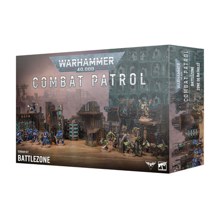 Warhammer 40.000 Combat Patrol: Battlezone terrein, gedetailleerde miniatuur landschap voor speelveld en strategische gevechten