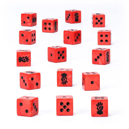 40K Red Corsairs Dice