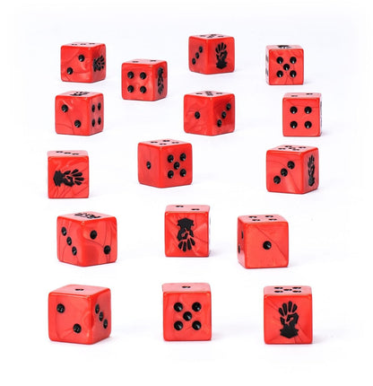 40K Red Corsairs Dice