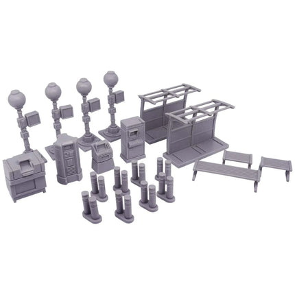 Cyberpunk City Streets