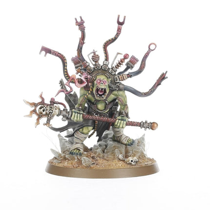 Warhammer 40.000 startset met Orks, inclusief miniaturen en instructies voor beginners, in een kleurrijk blikvangerverpakking.