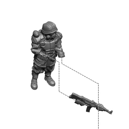Konflikt '47 Axis Totenrotte Platoon Commander&Bodyguards