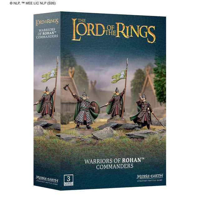 Middle Earth SBG Warriors of Rohan Commanders