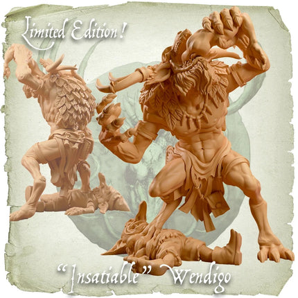 Goblins 'Insatiable' Wendigo limited edition door beeld van Moonstone, gedetailleerd figuur met angstaanjagende uitstraling