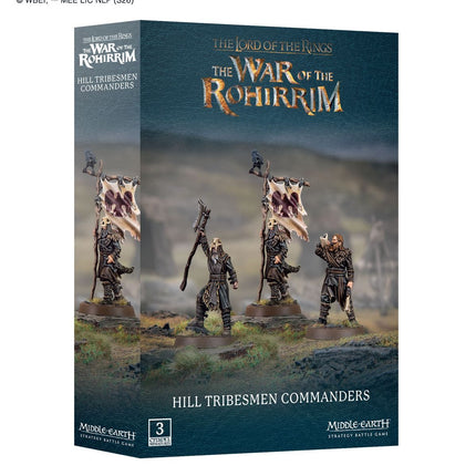 Middle Earth SBG Hill Tribesmen Commanders