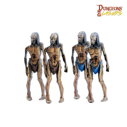 Pregeverfde Chamber of Agony prismacast terrein van Dungeons&Lasers, gedetailleerd decor voor tabletop rollenspellen.