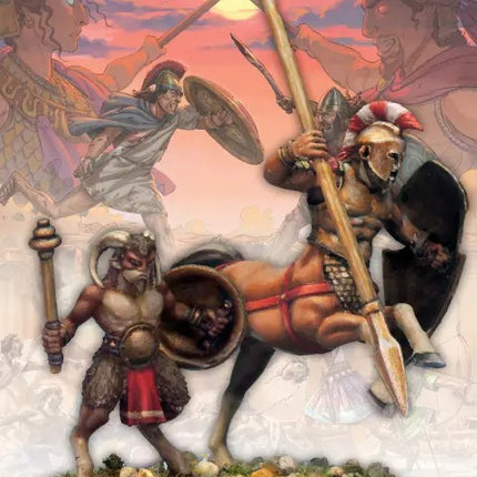 Warriors of Athena : Centaur and Satyr