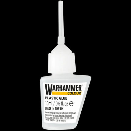 Warhammer Colour plastic lijm voor modelbouw, heldere en sterke lijm voor plastic miniaturen en accessoires.