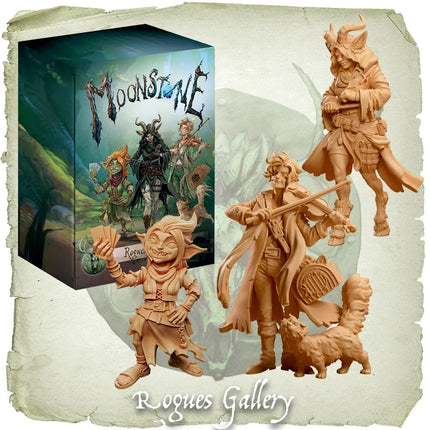 Leshavult van Moonstone uit de Rogues Gallery collectie, met gedetailleerd design en opvallende kleuren.