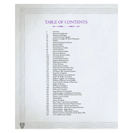 King John: Barons' War Hardcover Sourcebook