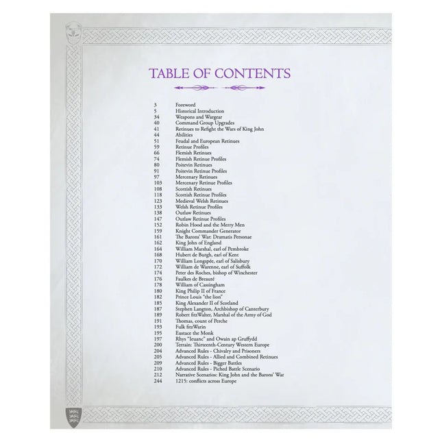 King John: Barons' War Hardcover Sourcebook