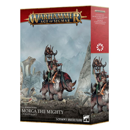 AoS Ogor Mawtribes Morga the Mighty – Overtyrant / Tyrant on Glutthorn
