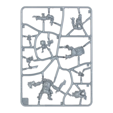 Warhammer 40.000 Orks Boyz startset met verfpotten en accessoires voor het schilderen van miniaturen.