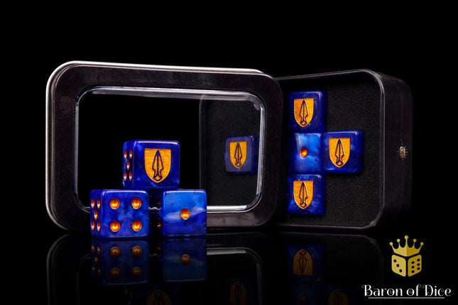 Baron of Dice Trench Crusade Principality of New Antioch Dice Set (8)