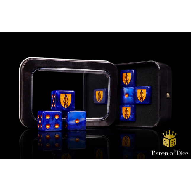 Baron of Dice Trench Crusade Principality of New Antioch Dice Set (8)