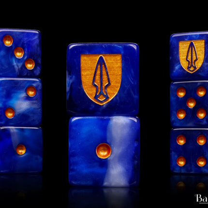 Baron of Dice Trench Crusade Principality of New Antioch Dice Set (8)