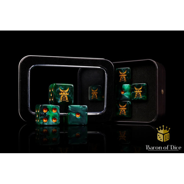 Baron of Dice Trench Crusade Iron Sultanate Dice Set (8)