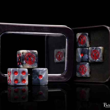 Baron of Dice Trench Crusade Court of the Seven-Headed Serpent Dice Set (8)